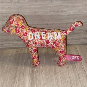 PINK Victoria’s Secret Rare Collectible Limited Edition Stuffed Plush Floral Dog
